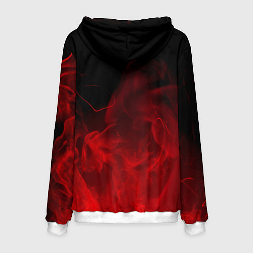 Мужская толстовка Дьявольский ленивец Devilish sloth / 3D-Белый – фото 2