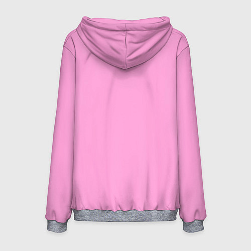 Мужская толстовка Love is Hard for Otaku / 3D-Меланж – фото 2