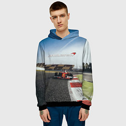 Толстовка-худи мужская McLaren F1 Racing Team, цвет: 3D-черный — фото 2