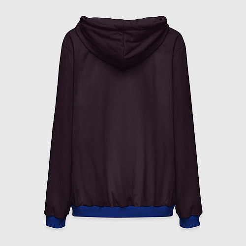 Мужская толстовка Статный орёл / 3D-Синий – фото 2