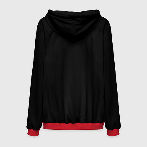 Мужская толстовка Five Nights at Freddys: Security Breach персонажи / 3D-Красный – фото 2