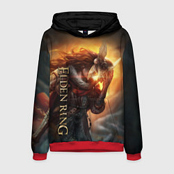 Толстовка-худи мужская ELDEN RING - ЕЛДЕН РИНГ ВАЛЬКИРИЯ, цвет: 3D-красный