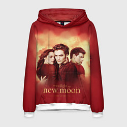 Толстовка-худи мужская Новая луна, цвет: 3D-белый