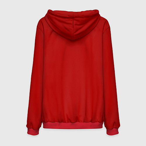 Мужская толстовка Гомер думает о пиве Симпсоны Simpsons / 3D-Красный – фото 2