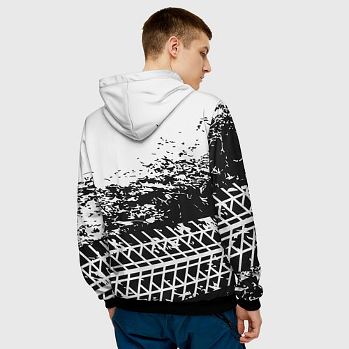 Мужская толстовка F1 Формула 1 Mini Logo / 3D-Черный – фото 4