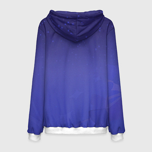 Мужская толстовка Mona Genshin Impact / 3D-Белый – фото 2