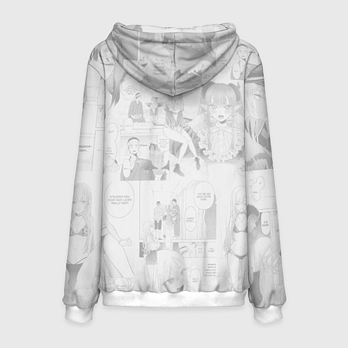 Мужская толстовка Senpai Kitagawa Manga / 3D-Белый – фото 2