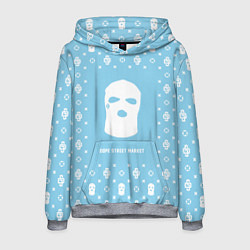 Мужская толстовка Узор Sky Blue Ski Mask Dope Street Market