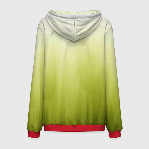 Мужская толстовка Яркий ананас / 3D-Красный – фото 2