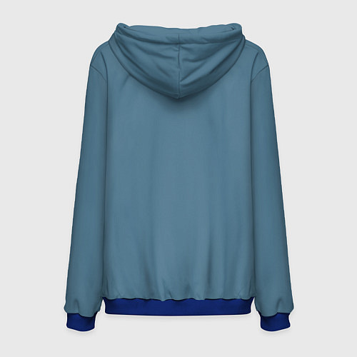 Мужская толстовка Лягуха-путешественица / 3D-Синий – фото 2