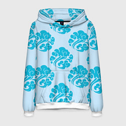 Толстовка-худи мужская Гусу Лань, цвет: 3D-белый