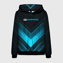 Толстовка-худи мужская DAEWOO ДЭУ спорт, цвет: 3D-черный