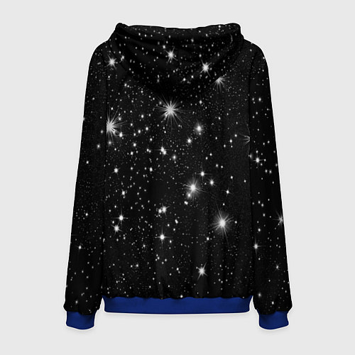 Мужская толстовка Овен Aries по гороскопу 3D / 3D-Синий – фото 2