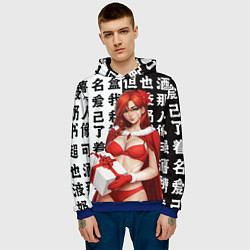 Толстовка-худи мужская Винрейнджер WR Дота 2 WHITE Black, цвет: 3D-синий — фото 2