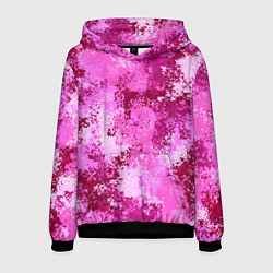 Толстовка-худи мужская Спортивный камуфляж Пикси - Питахайя, цвет: 3D-черный