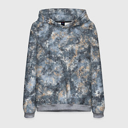 Толстовка-худи мужская Камуфляж Паук Горы, цвет: 3D-меланж