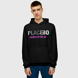 Толстовка-худи мужская Placebo Never Let Me Go, цвет: 3D-черный — фото 2