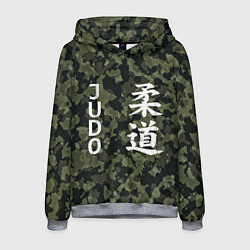Толстовка-худи мужская JUDO МИЛИТАРИ, цвет: 3D-меланж