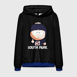 Толстовка-худи мужская South Park - мультфильм Южный парк, цвет: 3D-синий