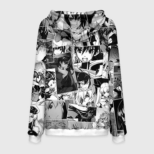 Мужская толстовка Убийца Акамэ pattern / 3D-Белый – фото 2