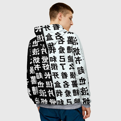 Мужская толстовка Баал в купальнике Шогун Райден Геншин Импакт / 3D-Меланж – фото 4