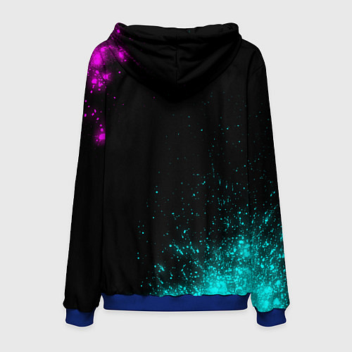 Мужская толстовка Саша Россия / 3D-Синий – фото 2