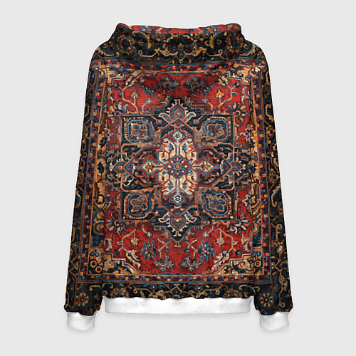 Мужская толстовка КОВЁР ПАЛАС / 3D-Белый – фото 2