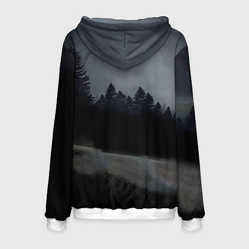 Мужская толстовка Burzum - Filosofem / 3D-Белый – фото 2