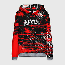 Толстовка-худи мужская Louna краски, цвет: 3D-меланж