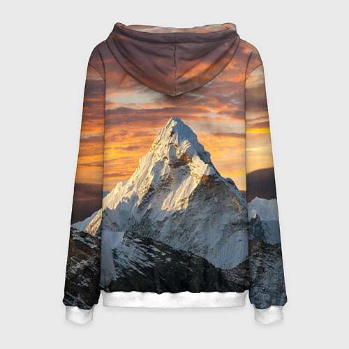Мужская толстовка Та самая Джомолунгма Сагарматха Everest / 3D-Белый – фото 2