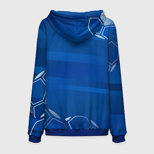 Мужская толстовка Lazio FC 1 / 3D-Синий – фото 2