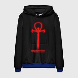 Толстовка-худи мужская Vampire: The Masquerade - Bloodhunt Logo Лого, цвет: 3D-синий
