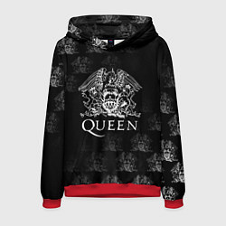 Толстовка-худи мужская Queen pattern, цвет: 3D-красный