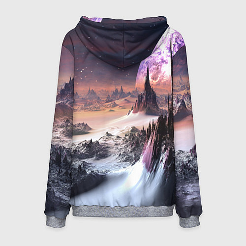 Мужская толстовка Cosmic fantasy art / 3D-Меланж – фото 2