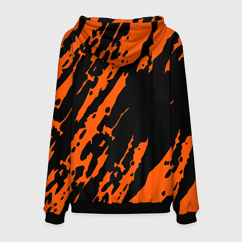 Мужская толстовка FOX MOTOCROSS ORANGE / 3D-Черный – фото 2