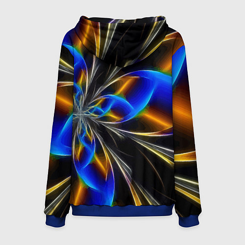 Мужская толстовка Neon vanguard pattern Fashion 2023 / 3D-Синий – фото 2