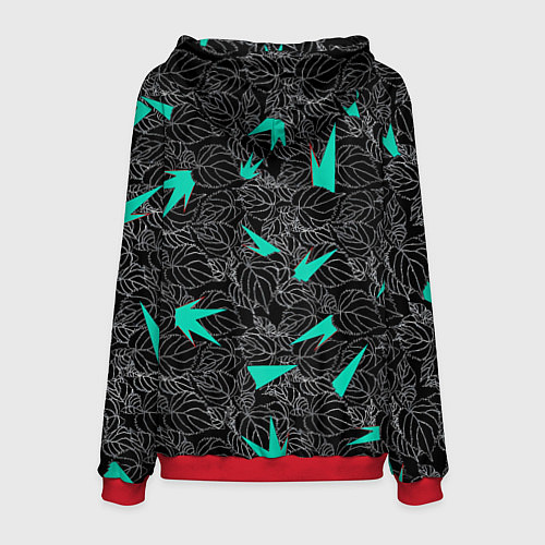 Мужская толстовка Колючий Cactus / 3D-Красный – фото 2