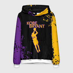 Толстовка-худи мужская Kobe Bryant Баскетболист 24, цвет: 3D-белый