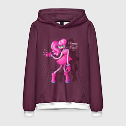 Толстовка-худи мужская POPPY PLAYTIME МАМА ДЛИННЫЕ НОГИ MOMMY LONG LEGS, цвет: 3D-белый