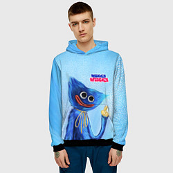 Толстовка-худи мужская Скромный Хаги Ваги, цвет: 3D-черный — фото 2