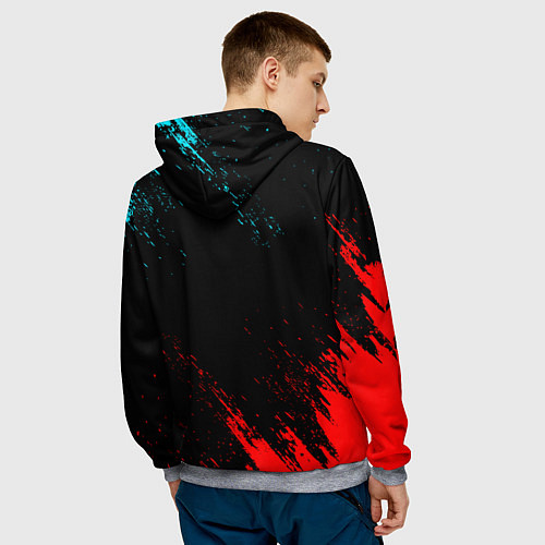 Мужская толстовка Watch Dogs 2 watch dogs: legion / 3D-Меланж – фото 4