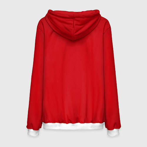 Мужская толстовка Грустная Кагуя / 3D-Белый – фото 2