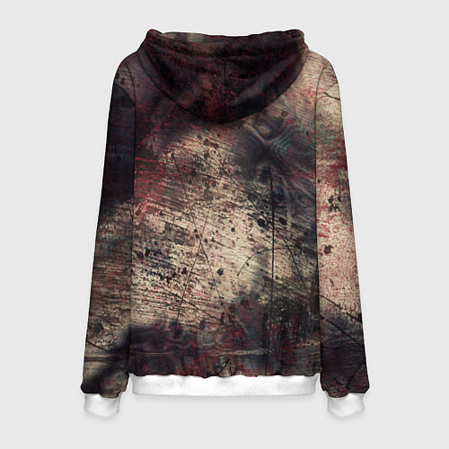 Мужская толстовка Иероним Босх Сад земных наслаждений Фрагмент Hiero / 3D-Белый – фото 2