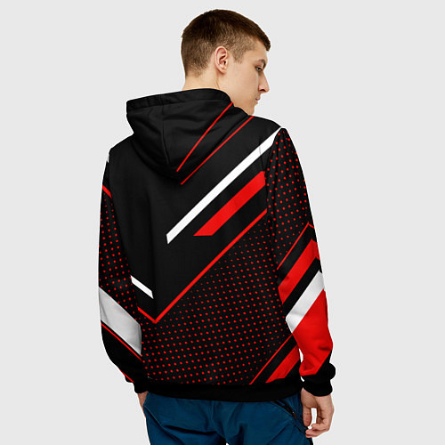 Мужская толстовка LEXUS ЛЕКСУС СОВРЕМЕННЫЙ / 3D-Черный – фото 4