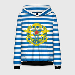 Толстовка-худи мужская ПОЛК ВДВ ТЕЛЬНЯШКА, цвет: 3D-черный