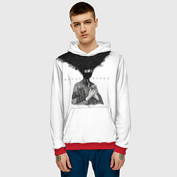 Толстовка-худи мужская Royal Blood дебютный альбом, цвет: 3D-красный — фото 2