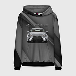 Толстовка-худи мужская Lexus auto, цвет: 3D-черный