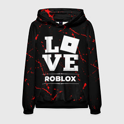 Толстовка-худи мужская Roblox Love Классика, цвет: 3D-черный