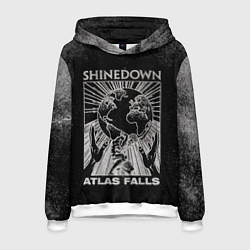 Толстовка-худи мужская Atlas Falls - Shinedown, цвет: 3D-белый