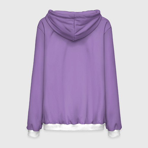 Мужская толстовка I PURPLE U - TAEHYUNG BTS / 3D-Белый – фото 2